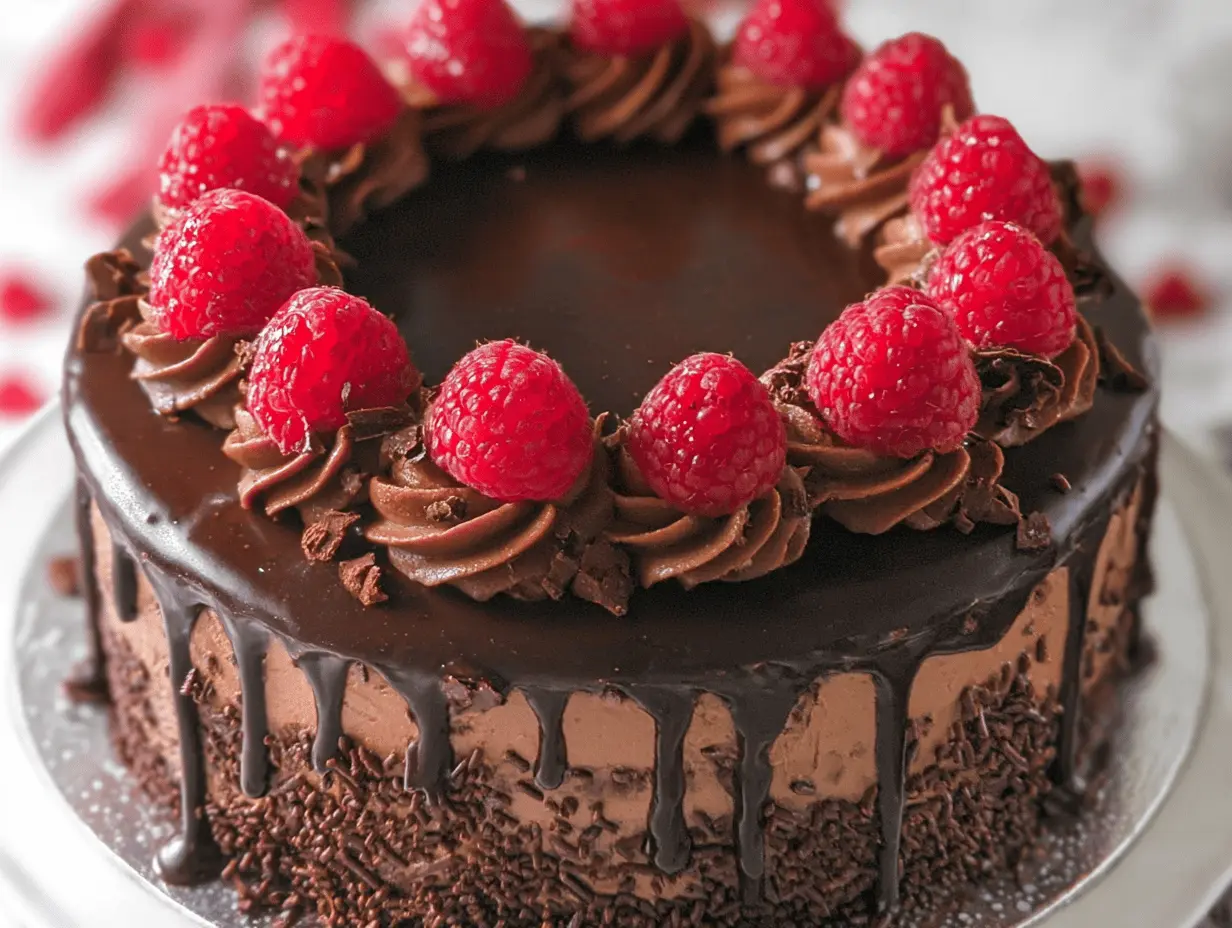 Irresistible Chocolate Raspberry Layer Cake: A Showstopper for Every Occasion